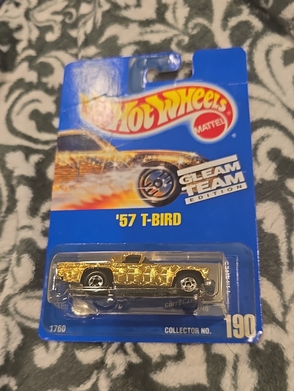 Hot Wheels Mattel '57 T-Bird - Gold Gleam Team 1991